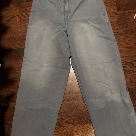 Free People Faded Blue/ Gray Casual Pants - Picture 4 of 7